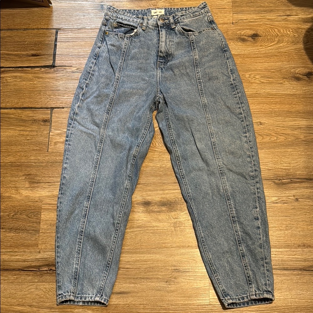 Lee & H&M High Waisted Classic Blue Women's Mom Jeans Size 6